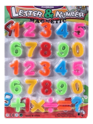 Set De Numeros Magneticas Juego Para Niños