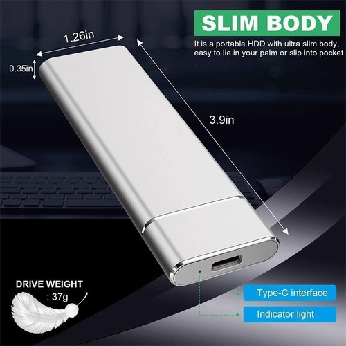 Disco Rígido Para Laptop Memória Externa 2tb Ssd 2tb