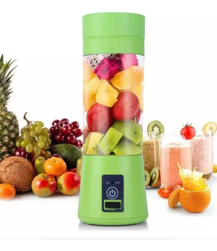 Mini Licuadora Portátil Usb Recargable380ml Juice Blender C