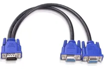 Comprar Cabo Y Vga 1 Macho 2 Vga Fêmea 2 Monitores Em 1 Cpu Desktop