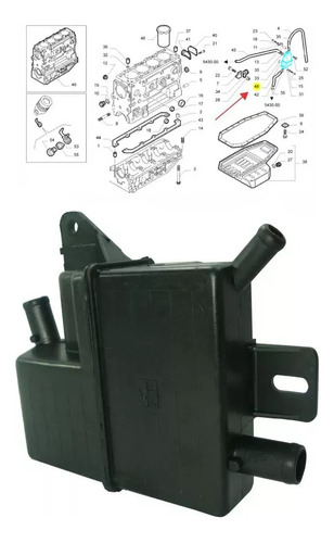 Caja Respiradero Deposito Aceite Gases Fiat Ducato 2.8 Idtd