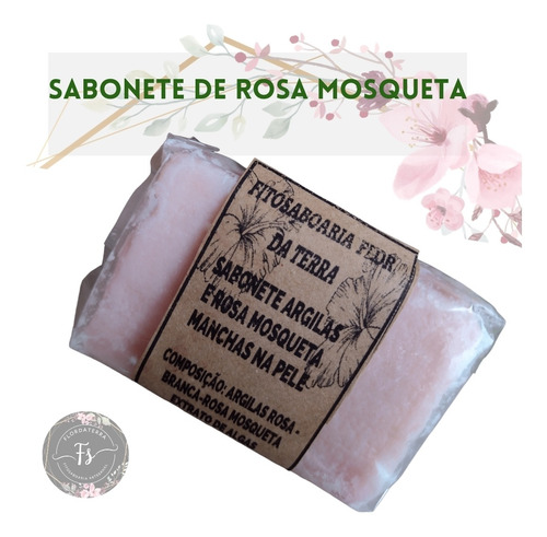 Sabonete De Rosa Mosqueta Manchas Na Pele Kit 5 Pçs