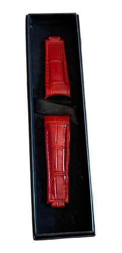 Extensible Piel Compatible Con Relojes Rolex Foto Real Rojo