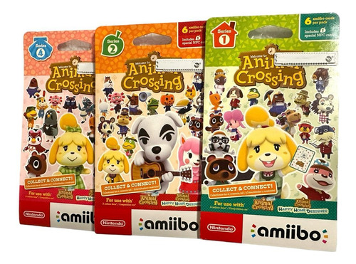 18 Tarjetas Nfc Amiibo - Animal Crossing Original Sellado