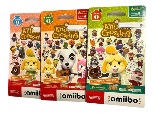 Amiibos - Pack 3 Tarjetas amiibo Animal Crossing Serie 2