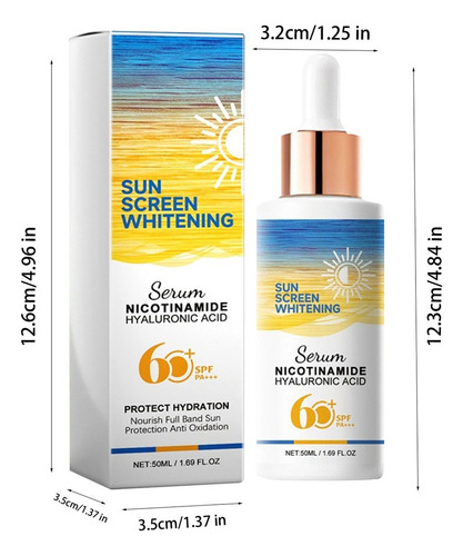 Crema De Protección Solar Con Protección Solar Spf60+, Pa+++