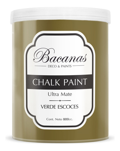 Chalk Paint  Verde Escoces 900cc - Bacanas