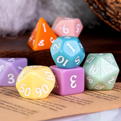 Poludie 5 Juegos De Dados Poliédricos Dnd (35pcs) Con 1 B...