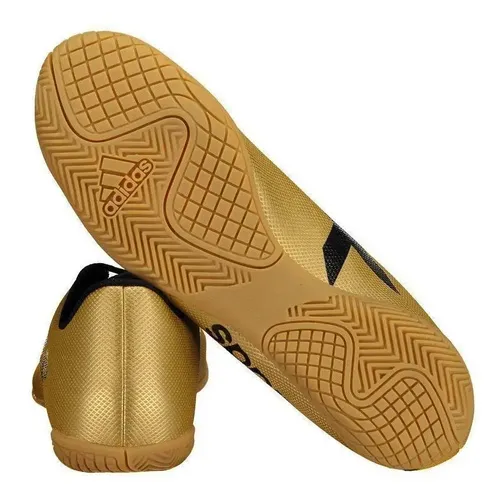Chuteira adidas X 17.4 In Futsal Dourada | Parcelamento sem juros