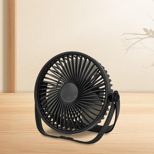 Ventilador Personal Pequeño, Ventilador De Escritorio Negro