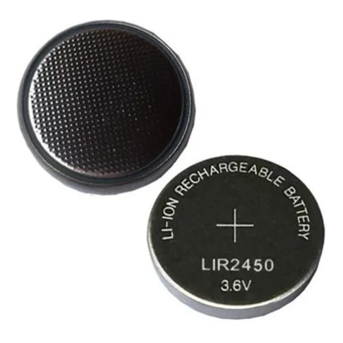 2 Baterias Lir2450 3,6v Lir-2450 Lir 2450 3.6v Recarregável 
