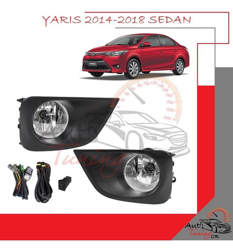 Halogenos Toyota Yaris 2014-2018 Sedan