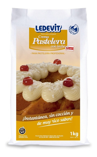 Crema Pastelera Ledevit Bolsa X 1 Kg - Ciudad Cotillon