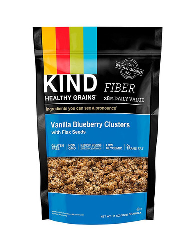 Tipo Saludables Granos Granola Clusters, Vainilla Arándano C
