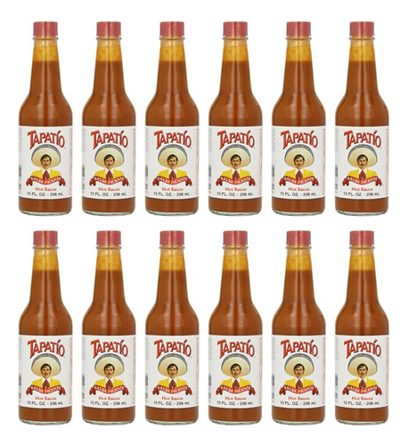 12 Piezas Salsa Picante Tapatío Americana 296ml 