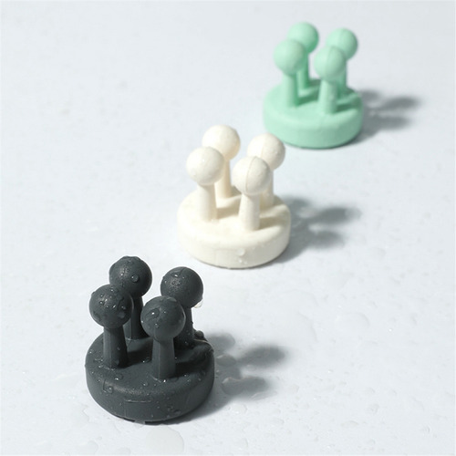 Soporte De Silicona Para Cepillos De Dientes, Gancho Multifu
