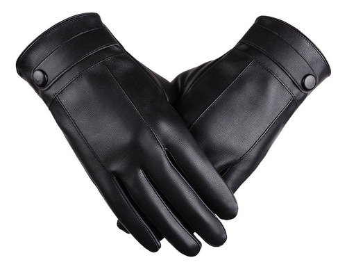 Guantes De Piel Tipo S For Invierno, Cálidos, For Moto, Es