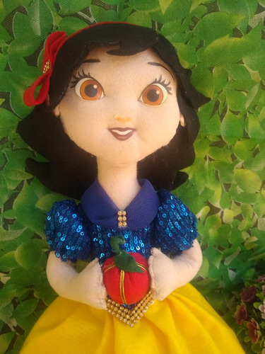 Boneca Branca De Neve Dos Sete Anões Desenho Disney Princesa