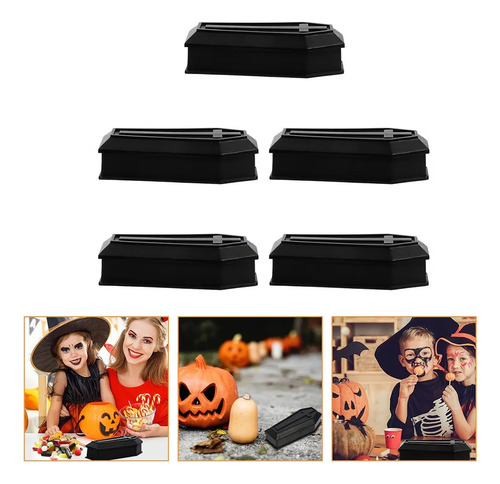 Adornos Para Halloween En Forma De Ataúd, 14 Unidades