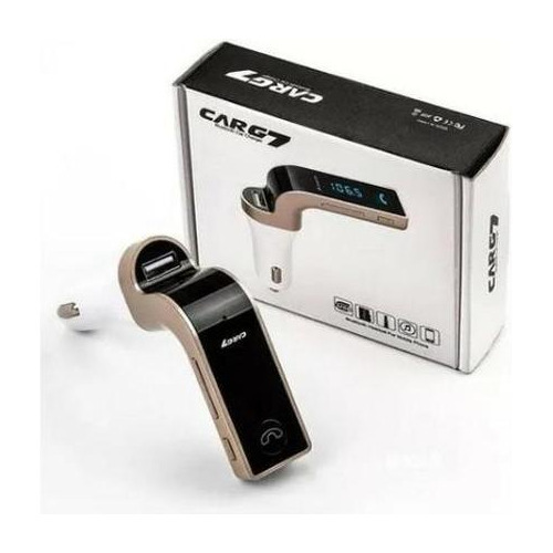 Transmissor Fm Bluetooth Sd Card Mp3 Usb Atende Cel - Carg 7