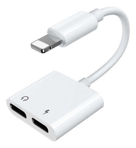 Cable adaptador compatible con iPhone Lightning Double Joyroom, color blanco