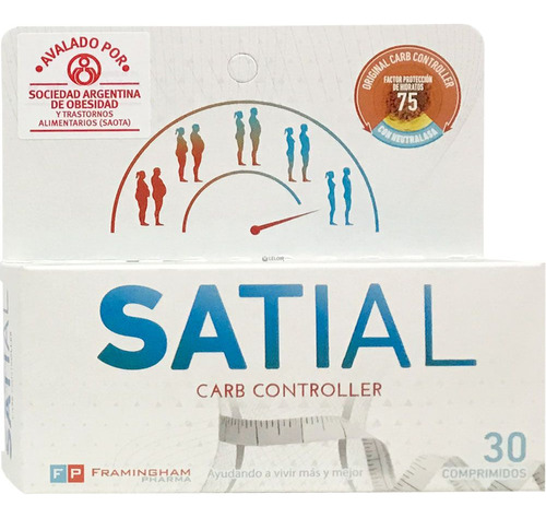 Satial Carb Controller 30comp Bloquea Carbohidratos Original