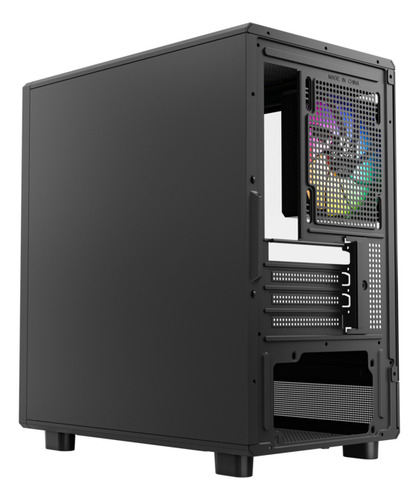 Gabinete Xyz Atom Black 3 Argb Fans Controller Mesh Usb C