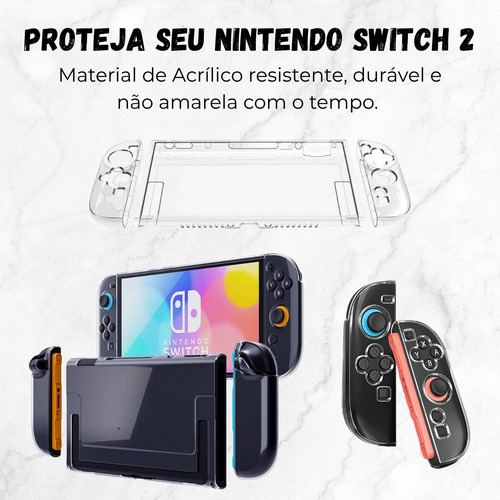 Capa Protetora Anti Impacto Para Nintendo Switch 2 (2025)