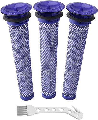 Lbk 3 Pack Pre Filtros Para Dyson Dc58, Dc59, V6, V7, V8. Re