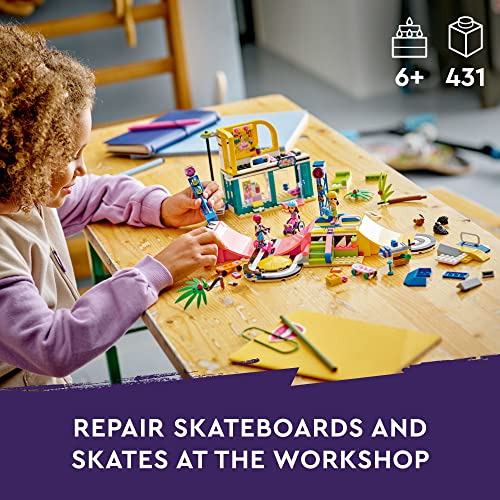Lego Friends Skate Park 41751, Juguetes De Patineta Para Niñ