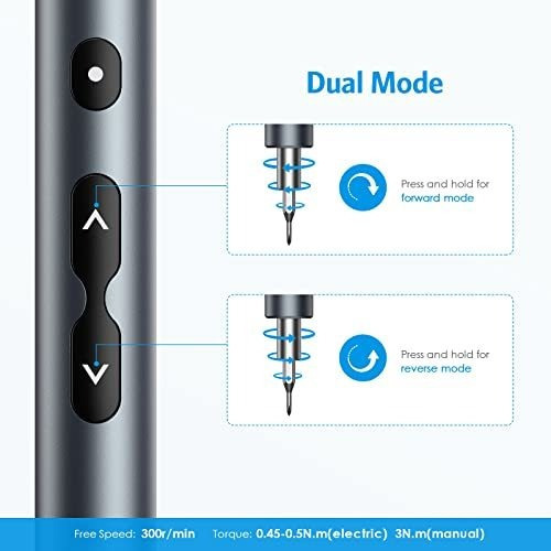 Amir Newest Mini Destornillador Eléctrico Kit, 28 En 1 Jueg