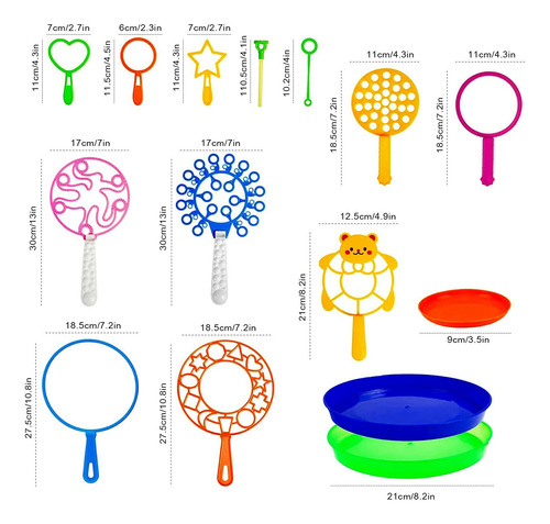 Juego De Varitas De Burbujas X15 Juguetes Para Niños-verano- Color