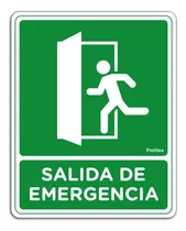 Comprar Señalamiento Salida De Emergencia Señal Letrero 40x50