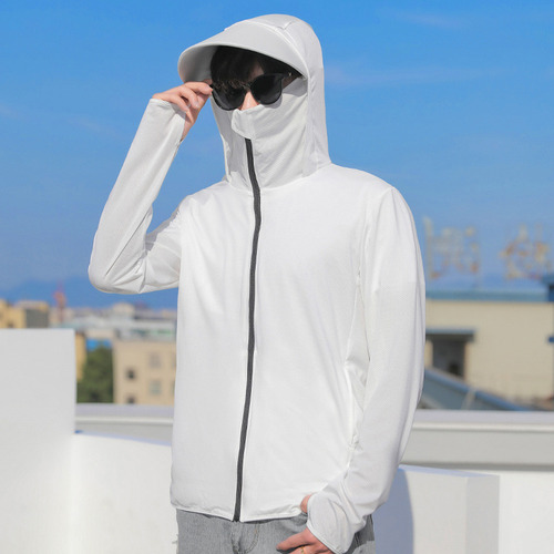 Upf 50+ Uv Pareja Ropa De Protección Solar Cremallera Sudade