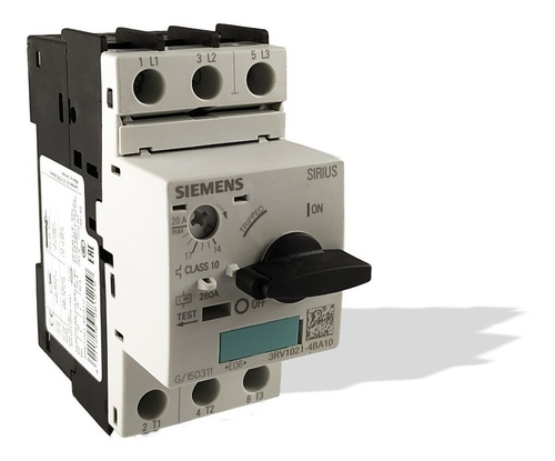 Guardamotor Trifásico 14 - 20 A Siemens 3rv2021-4ba10