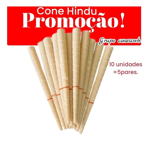 Cones Hindu (10 Unidades)