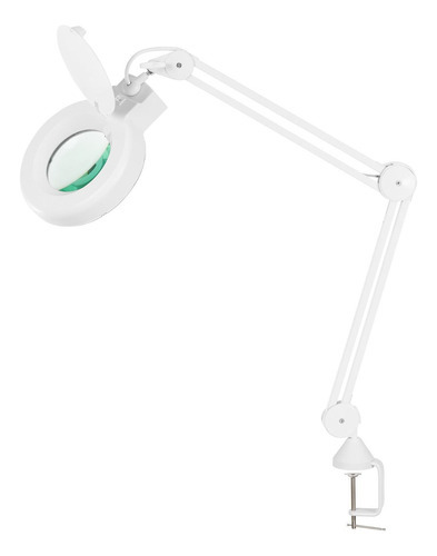 Lupa Com Luminária Led Tripé E 02 Bandejas Solver Hl-500 5x