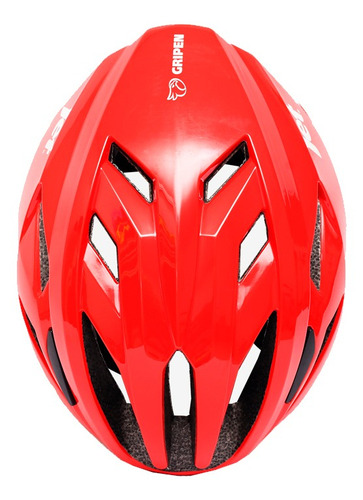 Capacete Bike Ciclismo Jet Adventure Gripen Speed Vermelho M