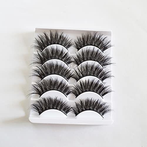 Pestañas Postizas - Banf 3d Faux Mink Lashes Handmade,black 