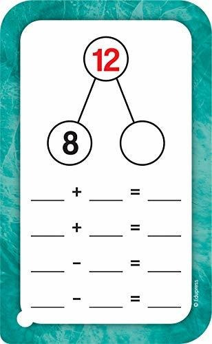 Tarjetas Didácticas De Sumas Y Restas - Números Asociados