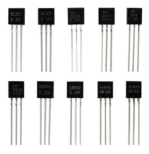 Imagen 2 de 5 de Kit De 60 Transistores Surtido En Caja Resistente