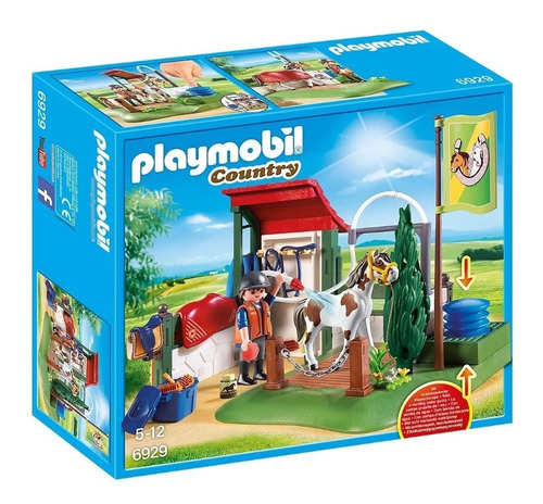 Playmobil Granja - Set De Limpieza Para Caballos - 6929