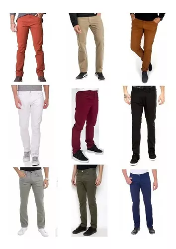 Calça Jeans Sarja Com Lycra Masculina Plus Size Kit 2 Peças