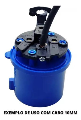 Conjunto Plugue + Tomada Industrial 16a 2p+t Soprano