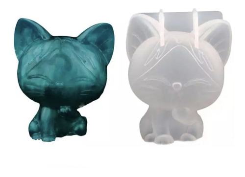 Molde Silicona Gato Tierno 3d