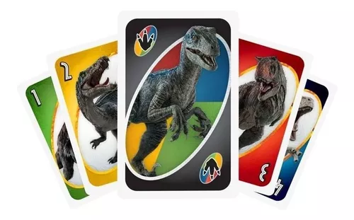 Baralho Uno Jurassic World Dominion Mattel Pronta Entrega