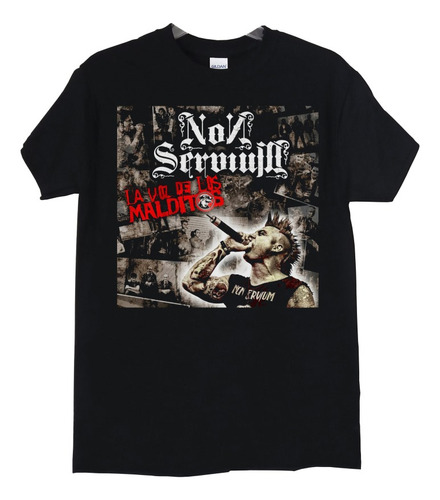 Polera Non Servium La Voz De Los Malditos Punk Abominatron