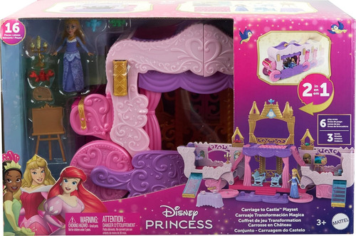 Carruaje Transformación Mágica Disney Princesas Mattel Hwx17