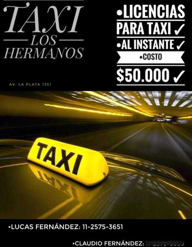 Imagen 1 de 1 de Licencia De Taxis