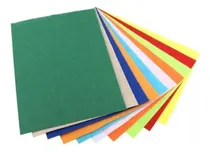 Comprar Pack X 10 Unidades Tela Fieltro A4 20x30cm Colores Surtidos Diseño De La Tela Lisa